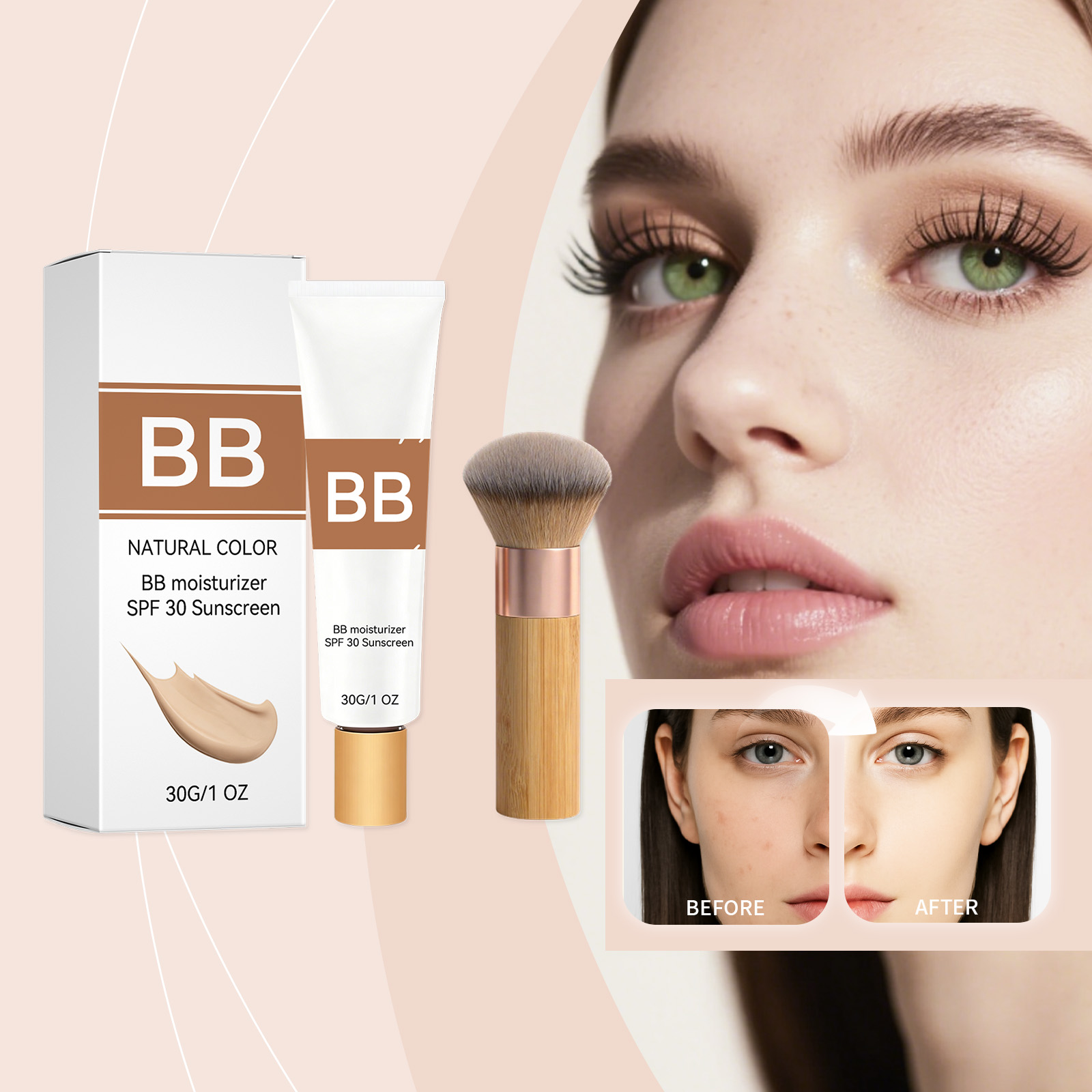 Bb Cream Tinted - Тонирующий увлажняющий BB-крем SPF 30 с