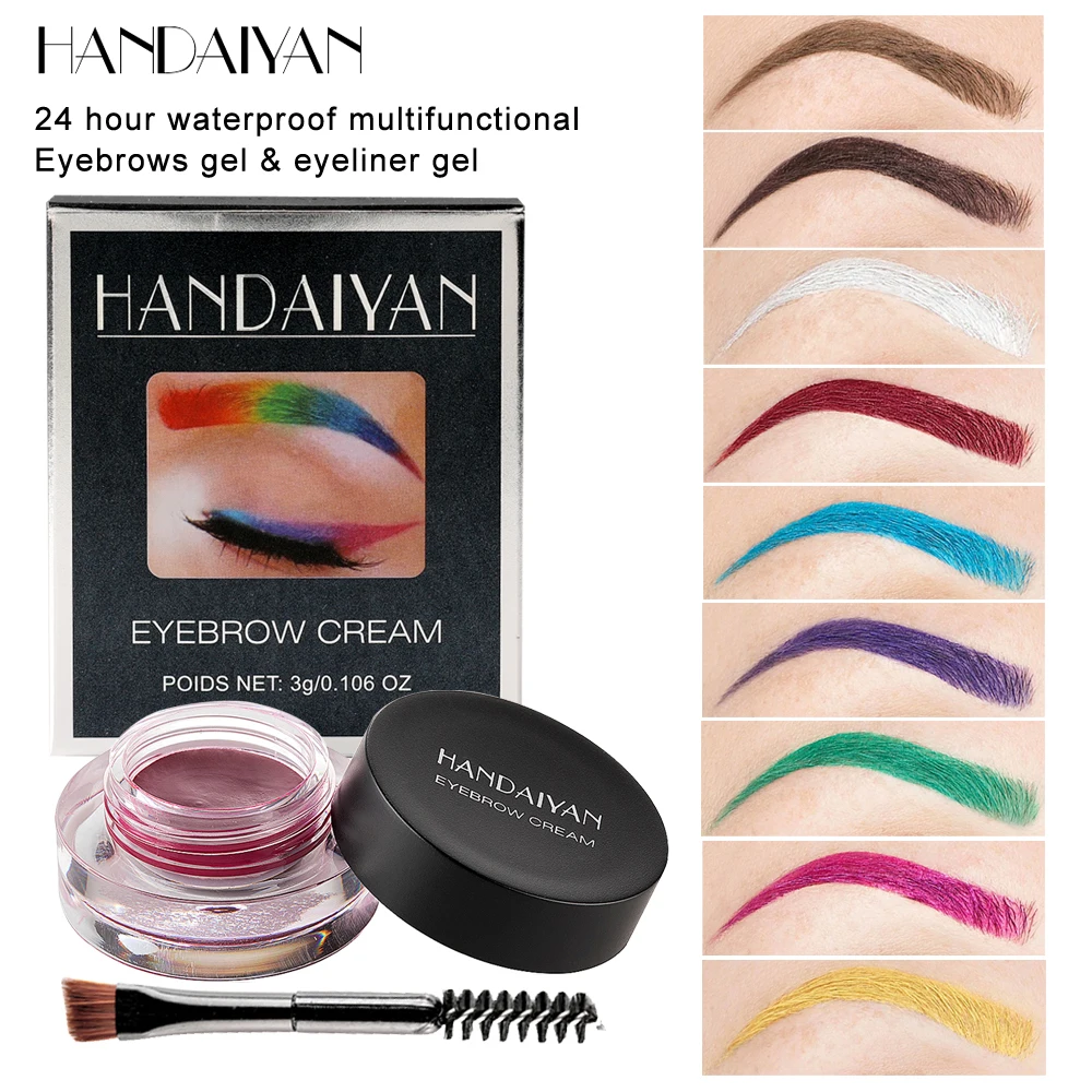 Bb Cream Tinted - HANDAIYAN красочный крем-гель для бровей, высокопигментный