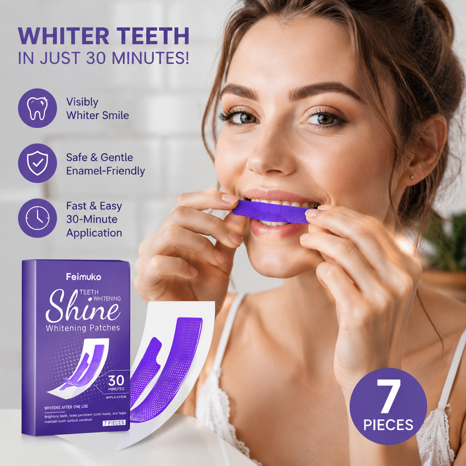 Teeth Whitening Strips - Отбеливающие полоски для зубов на 30
