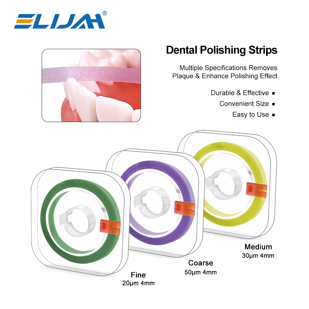 Teeth Whitening Strips - ELIJAH 1 рулон полировочной ленты для