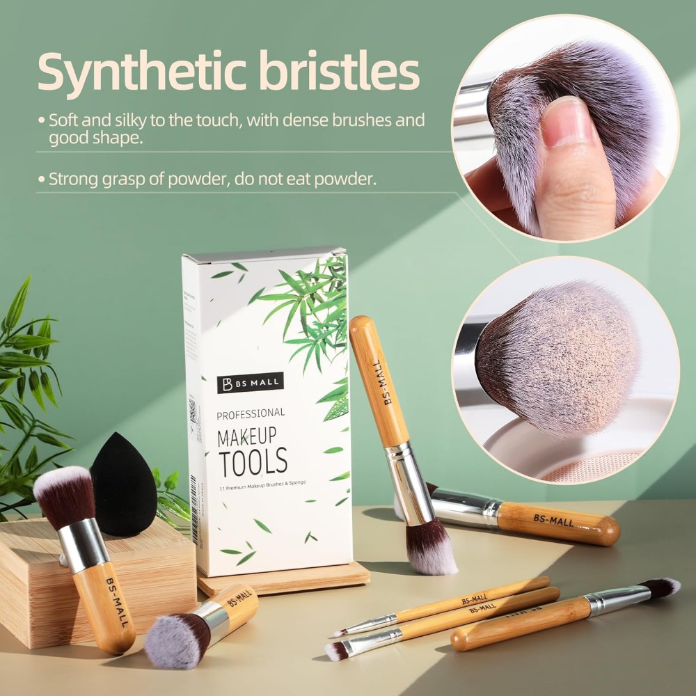 BS-MALL Набор кистей для макия – обзор и цена Blush Brush Kabuki