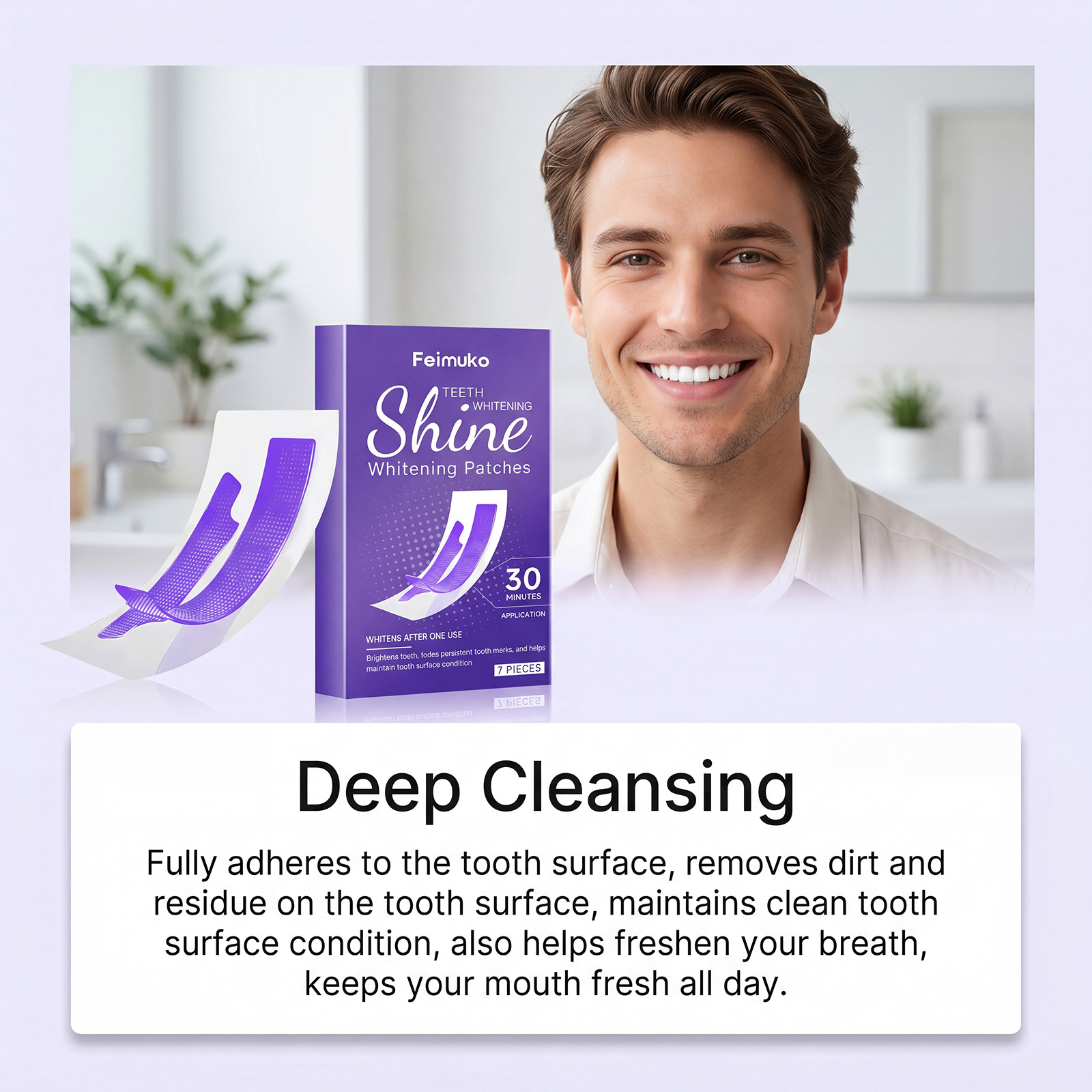 Отбеливающие полоски для зубов – обзор и цена Teeth Whitening Strips