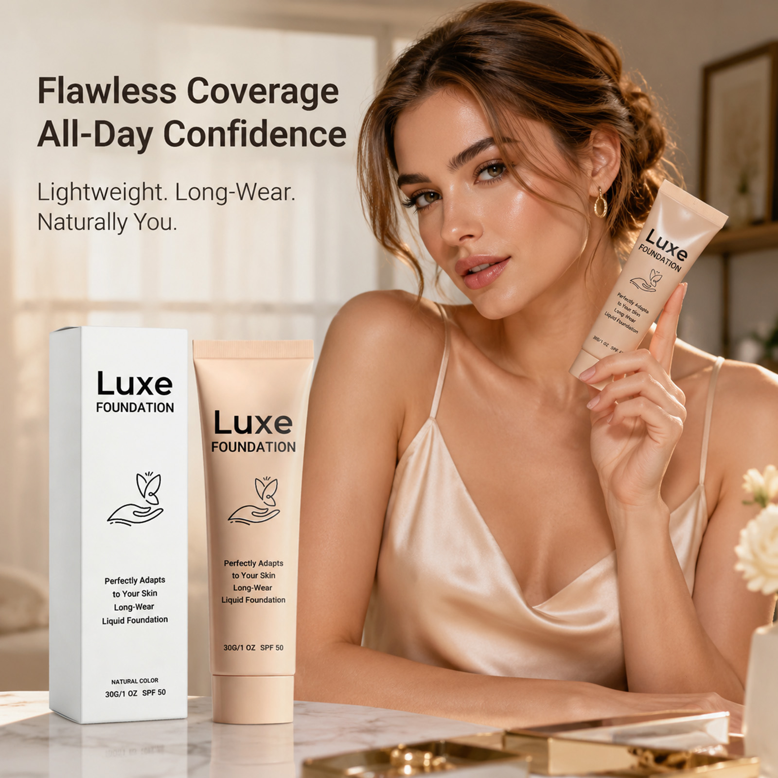 Тональный крем с SPF 50+ и эфф – обзор и цена Beauty Makeup Cream