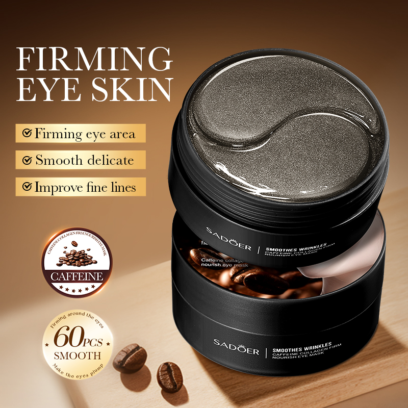 60 шт. SADOER кофеиновая колла – обзор и цена Collagen Eye Patch