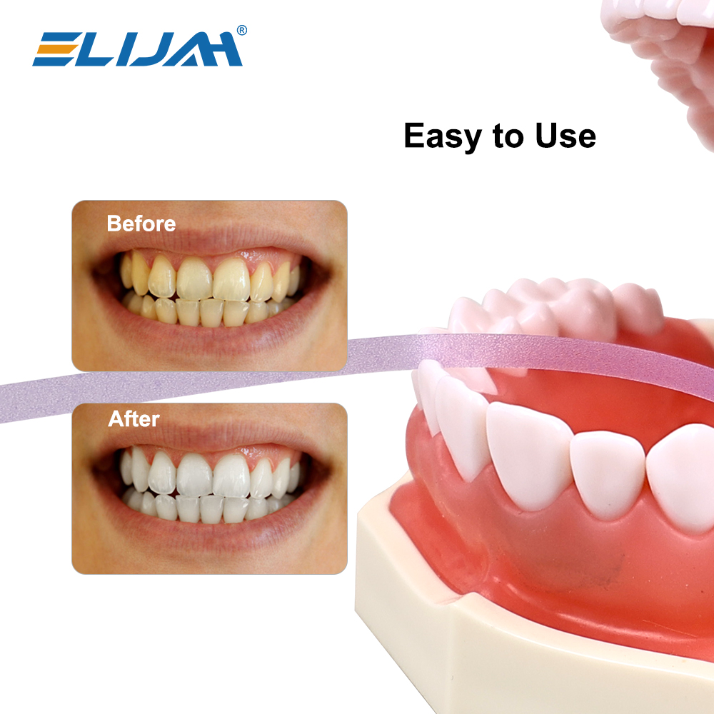 ELIJAH 1 рулон полировочной ле – обзор и цена Teeth Whitening Strips